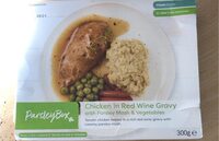 Chicken in red wine gravy