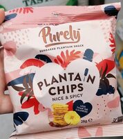 Plantain Chips nice and spicy
