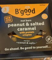 B'good Nut bars Peanut & Salted caramel