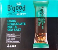 Utterly dark chocolate nut & sea salt