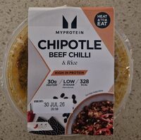 CHIPOTLE BEEF CHILLI & Rice
