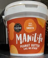 Manilife Deep Roast Smooth Peanut Butter