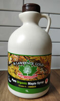 Pure organic canadian maple syrup grade A amber