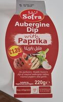 Aubergine dip with paprica