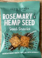 Rosemary & Hemp Seed Snacks