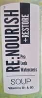 Pea Leek Watercress Soup