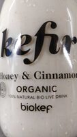 Honey and cinnamon organic kefir