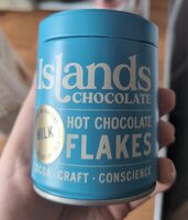 Milk hot chocolate flakes