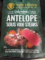 Antelope sous Vide steaks