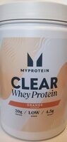 Clear whey isolate