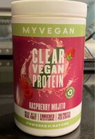 Clear vegan protein rasberry mojito