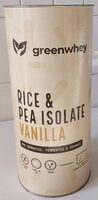 Isolat de riz et de pois