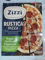 Rustica pizza vegan jackfruit pepperoni