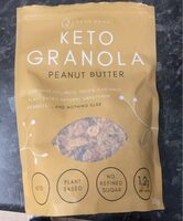 Keto Granola peanut butter