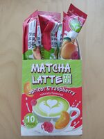 Matcha latte (Apricot And Raspberry)