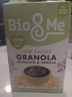 Low sugar granola pistachio and vanilla