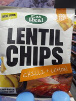LENTIL CHIPS with punchy CHILLI and lively LEMON