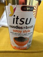 Noodles & broth satay style