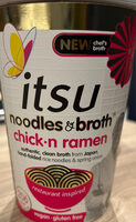 Noodles & broth chick'n ramen