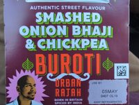 Smashed Onion Bhaji & Chickpea Buroti