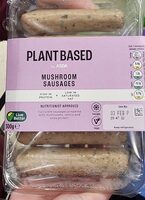 Plant based mushroom sausages