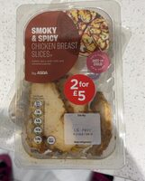 Chicken breast slices