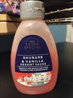 Rhubarb & Vanilla Dessert Sauce