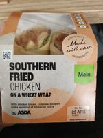 Southern Fried Chicken On A Tortilla Wrap