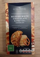 Belgian White Chocolate & Pretzel Cookies