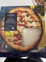 Buffalo Mozzarella Tomato And Pesto Sourdough Pizza