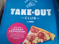 Pizza loaded pepperoni