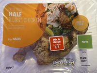 Extra tasty half roast chicken