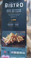 400ge BISTRO BEEF DRIPPING SKIN ON CHIPS Crisp, th