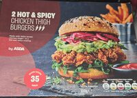 Hot & Spicy Chicken Thigh Burgers