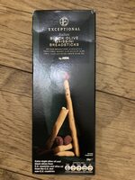 Italian black grissini breadsticks