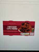 2 Winter Berry & Apple Puddings