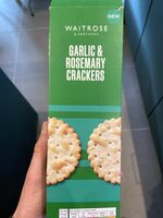 Garlic and rosemary crackers