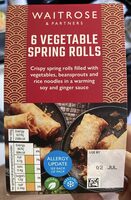 6 Vegetable Spring Rolls
