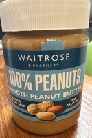 Waitrose 100% Smooth Penut Butter