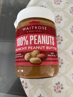 Waitrose 100% Crunchy Peanut Butter