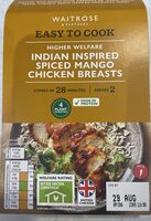 Spiced Mango Chicken breasts