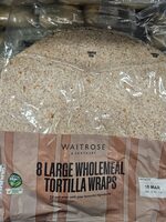 8 Large Wholemeal Tortilla Wraps