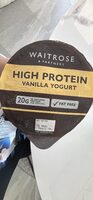 High Protein Vanilla Yogurt