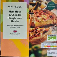 Ham Hock & Cheddar Ploughman's Quiche