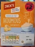 Reduced fat hummus