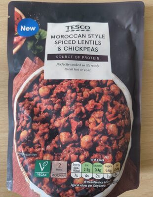 Moroccan Style Spiced Lentils & Chickpeas