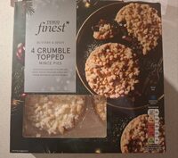 Crumble topped mince pies