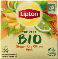 The vert bio gingembre citron