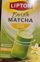 Barista matcha saveur vanille