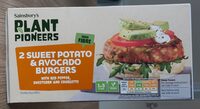 2 Sweet Potato & Avocado Burgers
